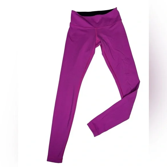 Lululemon Athletica hot pink leggings 6 - Picture 3 of 7